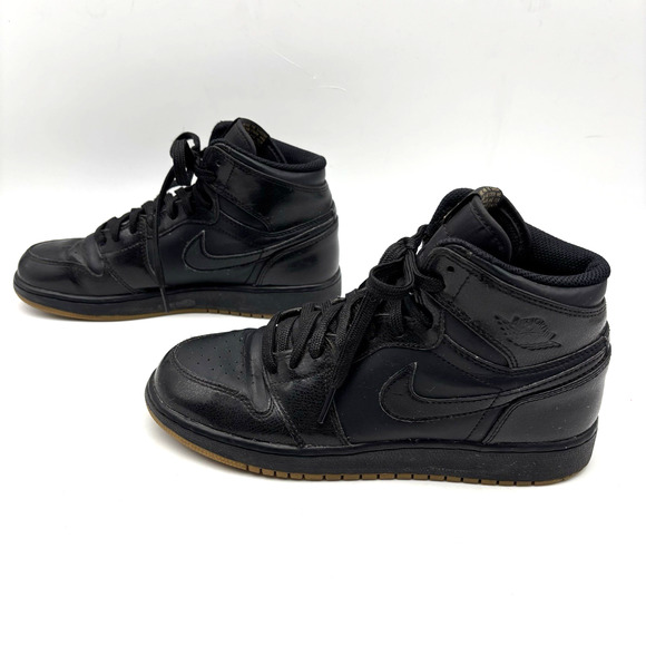 2014 Nike Air Jordan 1 Retro High OG Black Gum 575441-020 6Y Women 7.5 Men 6 - Picture 6 of 16